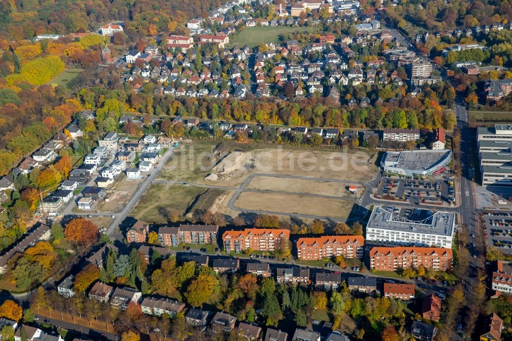 Luftbild Hamm - Gebäudekomplex der Hochschule Hamm-Lippstadt HSHL in Hamm im Bundesland Nordrhein-Westfalen