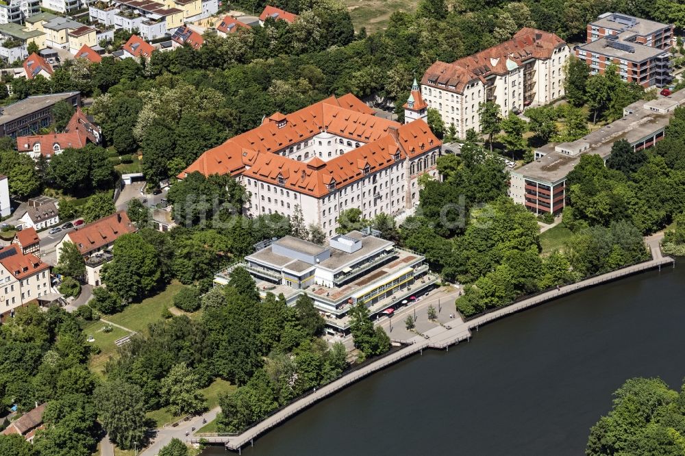 Luftaufnahme Nürnberg - Gebäudekomplex der Hochschule für Musik in Nürnberg im Bundesland Bayern, Deutschland