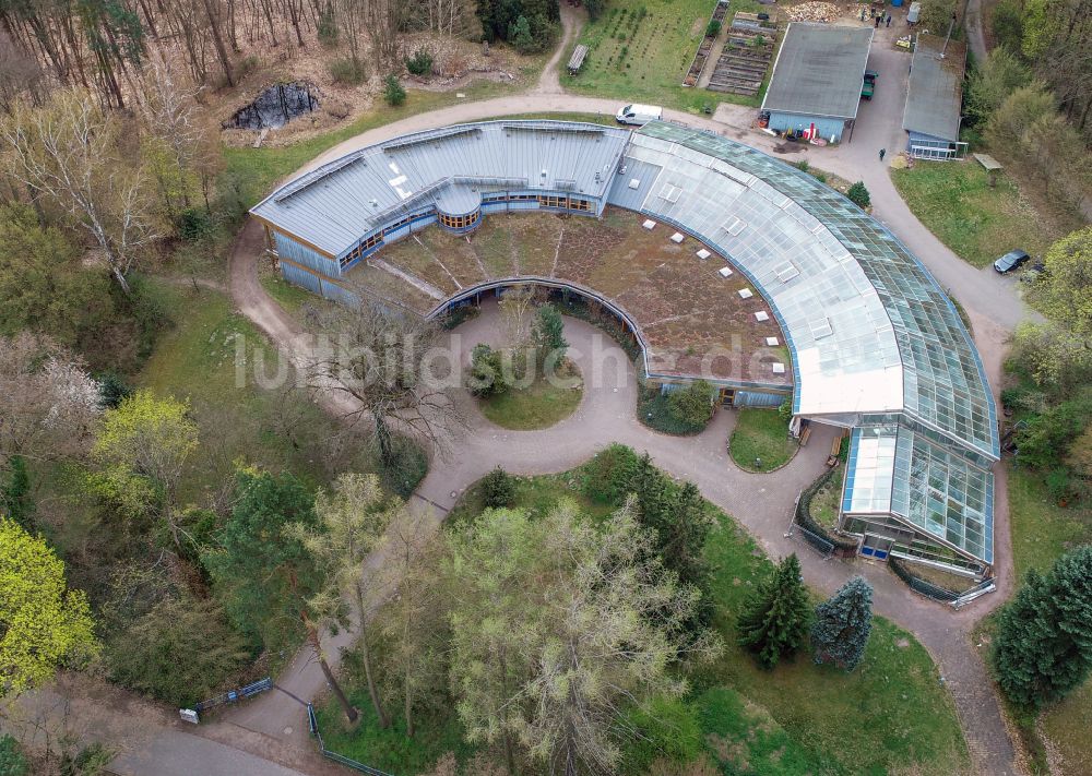 Luftbild Eberswalde - Gebäudekomplex der Hochschule für nachhaltige Entwicklung (HNEE) in Eberswalde im Bundesland Brandenburg, Deutschland