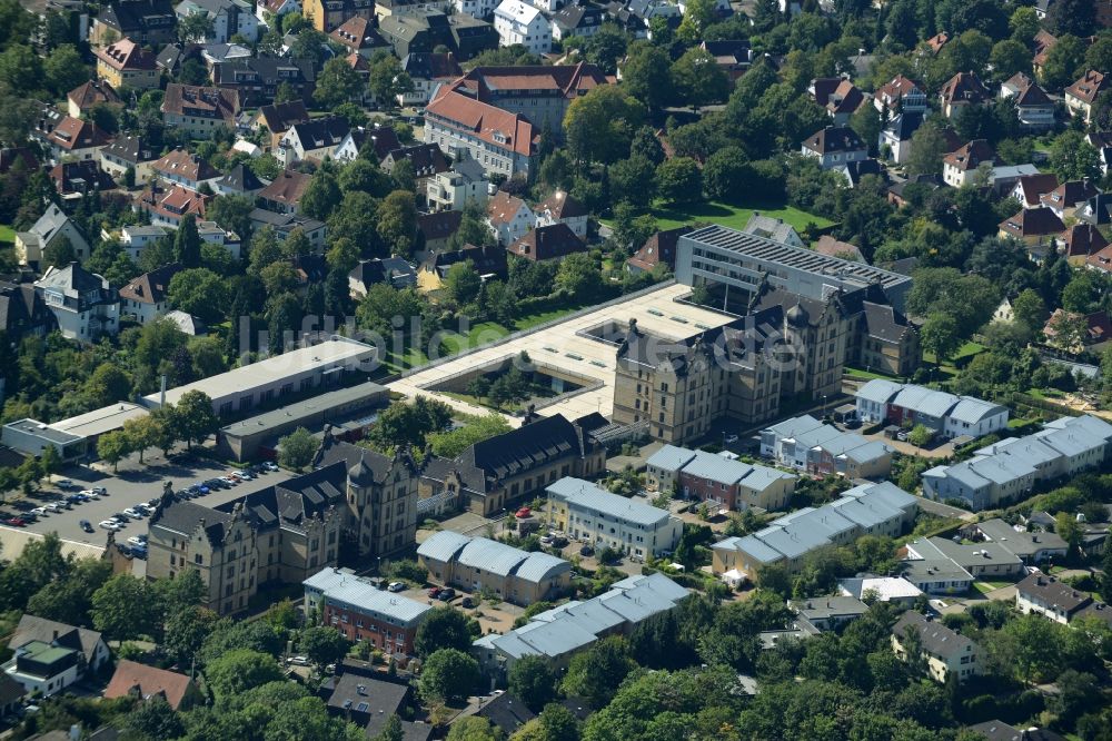 Osnabrück von oben - Gebäudekomplex der Hochschule von Osnabrück im Bundesland Niedersachsen