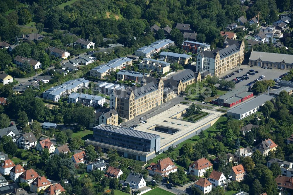 Luftaufnahme Osnabrück - Gebäudekomplex der Hochschule von Osnabrück im Bundesland Niedersachsen