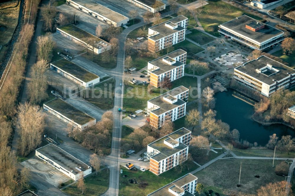 Luftbild Lahr/Schwarzwald - Gebäudekomplex der Hochschule Polizeihochschule in Lahr/Schwarzwald im Bundesland Baden-Württemberg, Deutschland