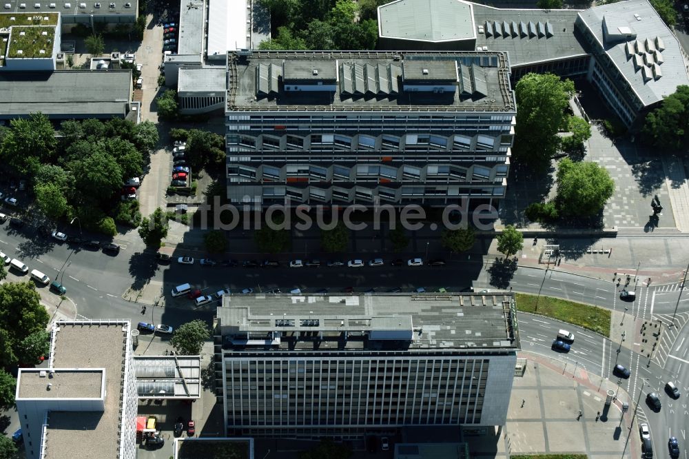 Luftbild Berlin - Gebäudekomplex der Hochschule SRH Hochschule Berlin am Ernst-Reuter-Platz in Berlin