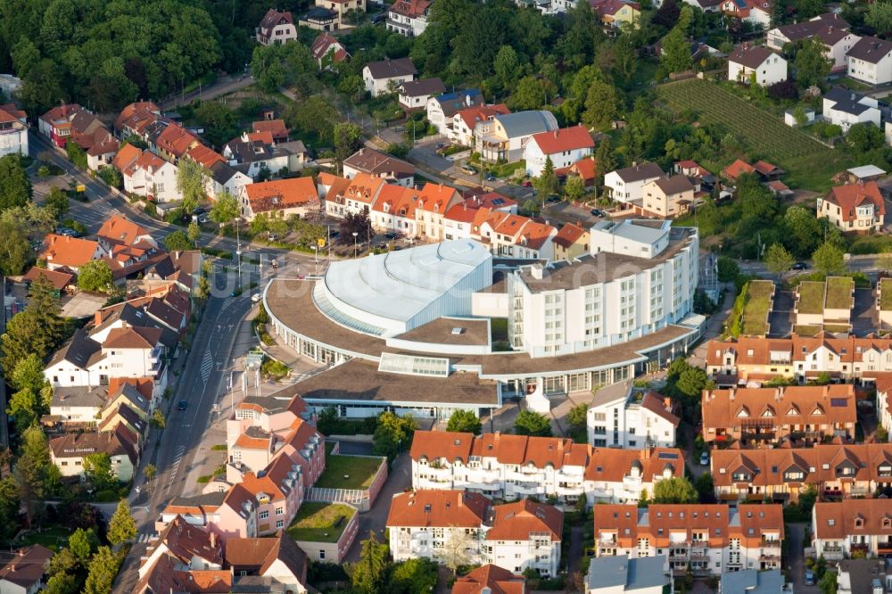 Luftbild Wiesloch - Gebäudekomplex der Hotelanlage Best Western Plus Palatin Kongress Hotel in Wiesloch im Bundesland Baden-Württemberg, Deutschland