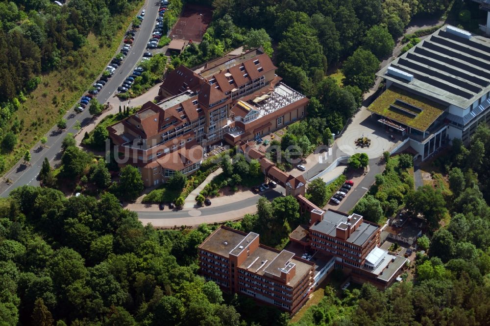 Luftbild Rotenburg an der Fulda - Gebäudekomplex der Hotelanlage Göbel's Hotel Rodenberg in Rotenburg an der Fulda im Bundesland Hessen, Deutschland