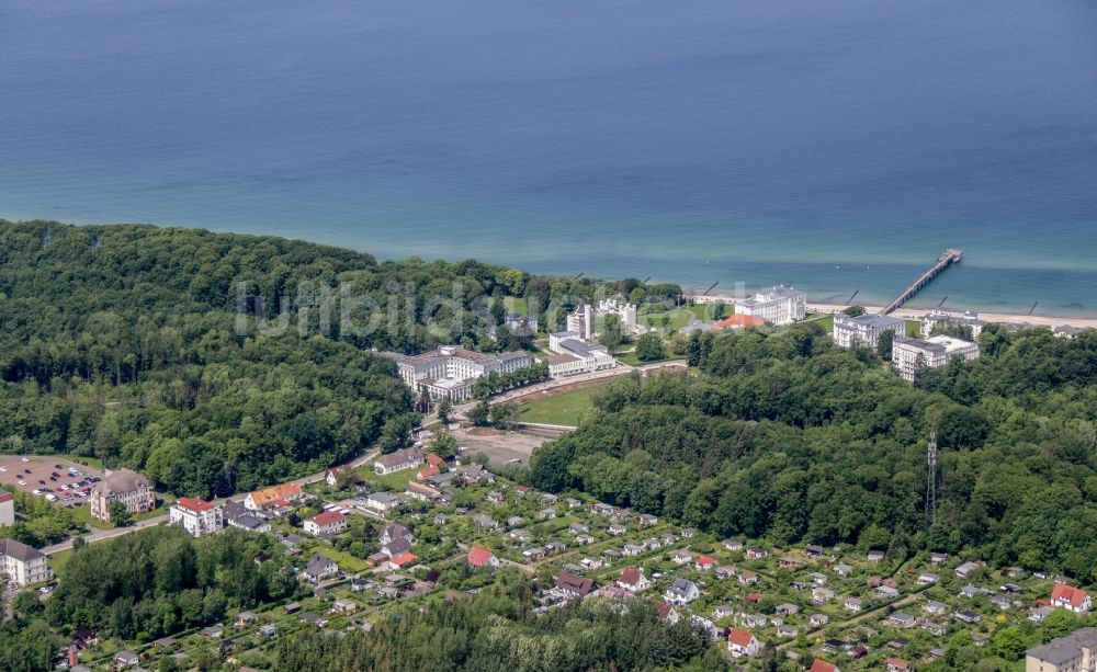 Heiligendamm aus der Vogelperspektive: Gebäudekomplex der Hotelanlage Grand Hotel Heiligendamm in Heiligendamm im Bundesland Mecklenburg-Vorpommern, Deutschland