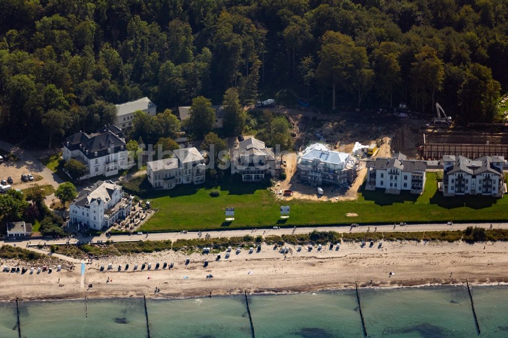 Luftaufnahme Heiligendamm - Gebäudekomplex der Hotelanlage Grand Hotel Heiligendamm in Heiligendamm im Bundesland Mecklenburg-Vorpommern, Deutschland