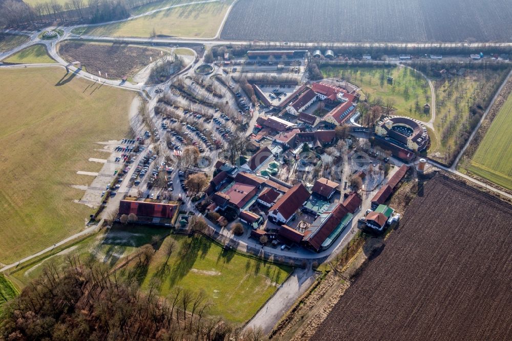 Luftbild Kirchham - Gebäudekomplex der Hotelanlage Haslinger Hof in Kirchham im Bundesland Bayern, Deutschland