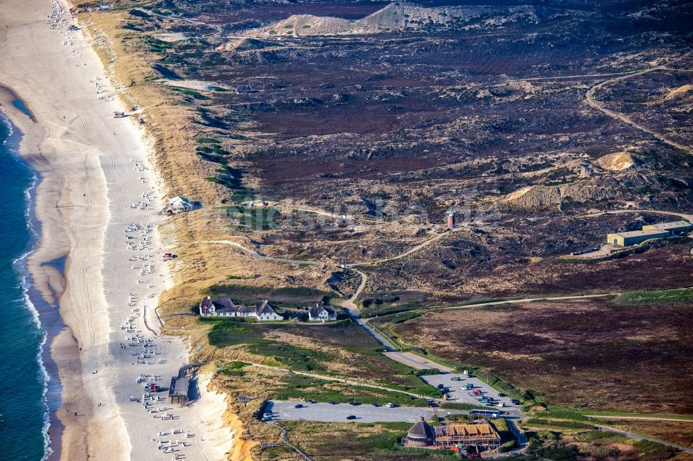 Luftbild Kampen (Sylt) - Gebäudekomplex der Hotelanlage Haus Kliffende in Kampen (Sylt) im Bundesland Schleswig-Holstein, Deutschland