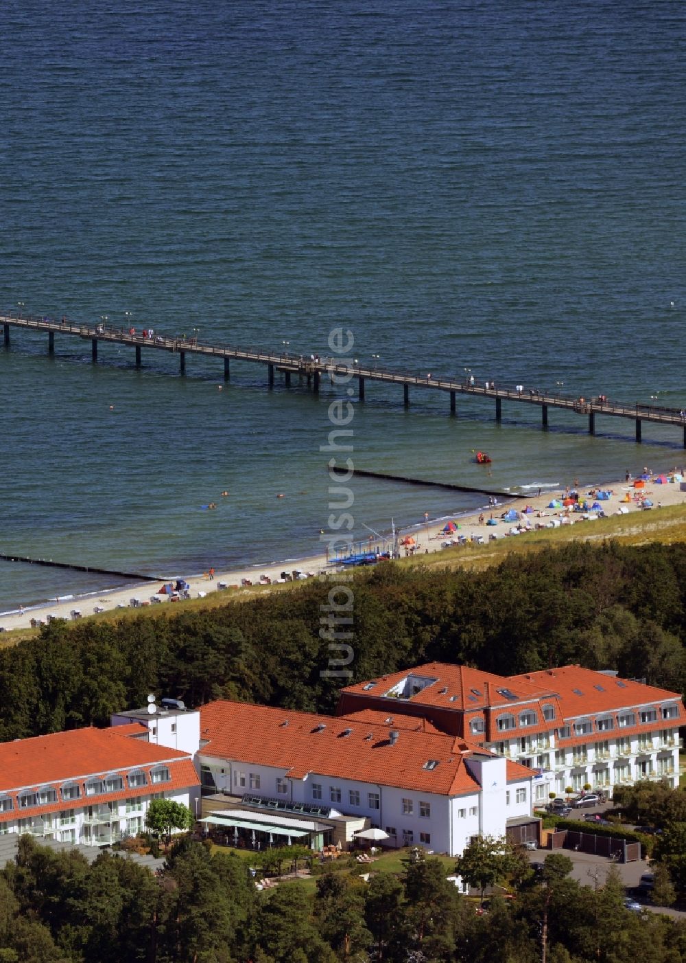 Luftaufnahme Graal-Müritz - Gebäudekomplex der Hotelanlage IFA Hotel in Graal-Müritz im Bundesland Mecklenburg-Vorpommern