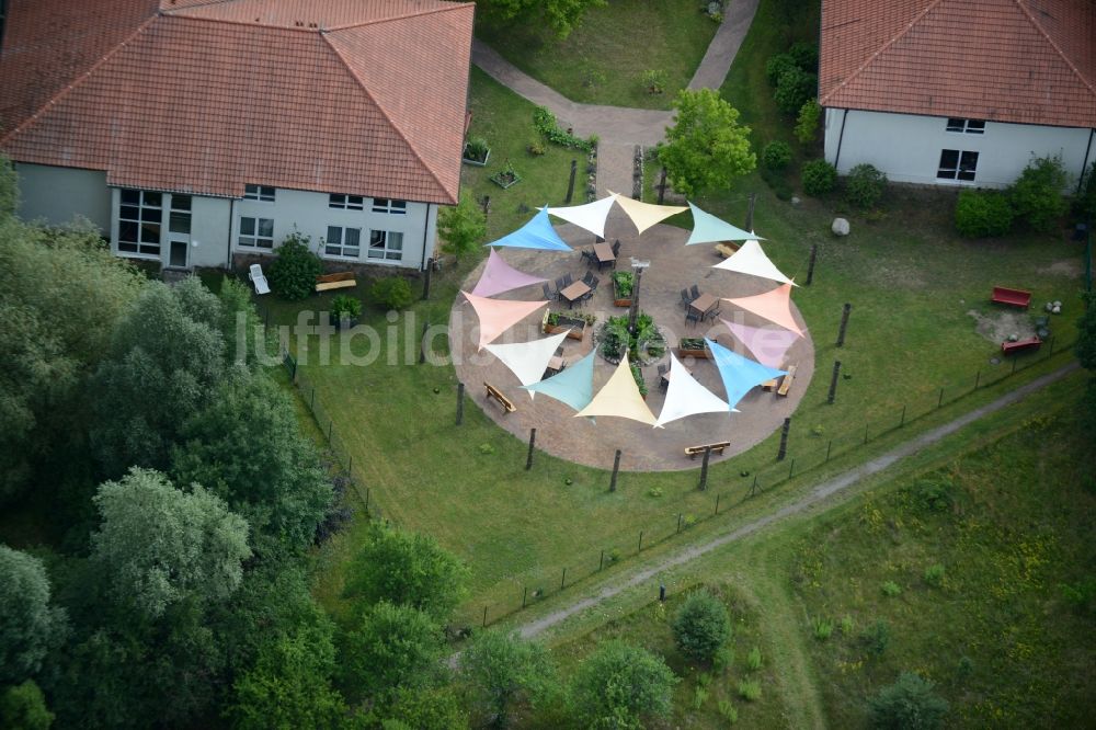 Luftbild Templin - Gebäudekomplex der Hotelanlage Landsitz-Hotel in Templin im Bundesland Brandenburg