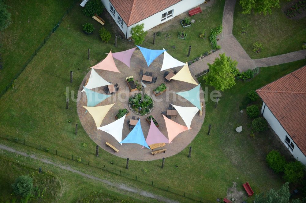 Luftbild Templin - Gebäudekomplex der Hotelanlage Landsitz-Hotel in Templin im Bundesland Brandenburg