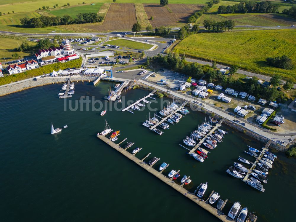 Luftbild Elsterheide - Gebäudekomplex der Hotelanlage Der LeuchtTurm-Gastro GmbH in Geierswalde im Bundesland Sachsen, Deutschland