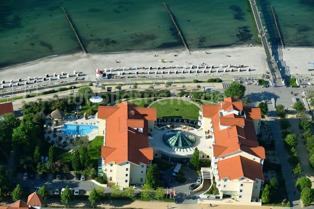 Luftbild Kühlungsborn - Gebäudekomplex der Hotelanlage Travel Charme Ostseehotel Kühlungsborn in Kühlungsborn im Bundesland Mecklenburg-Vorpommern, Deutschland