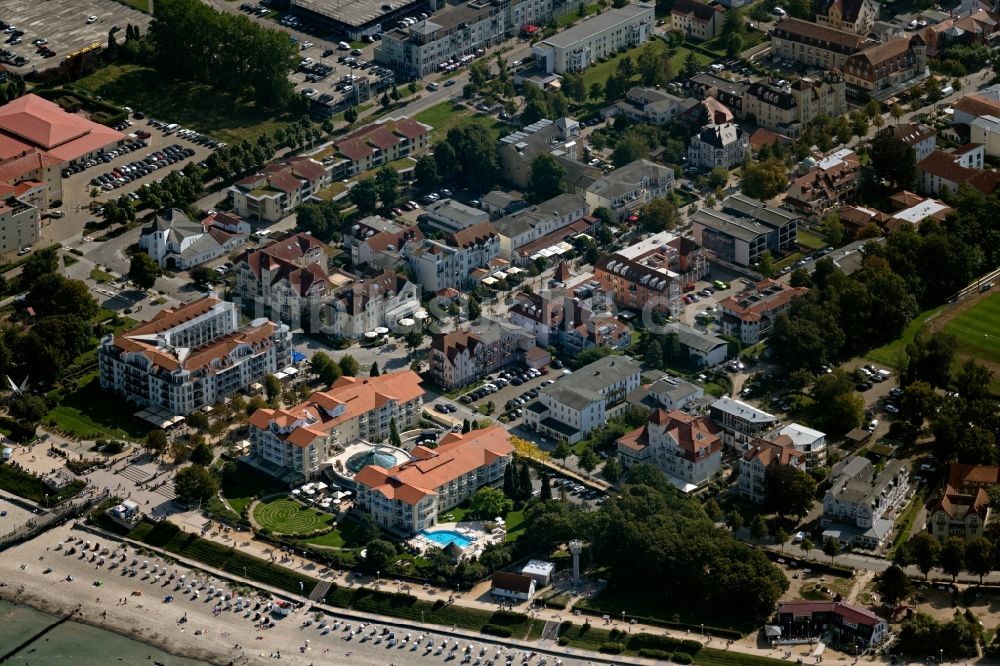 Luftaufnahme Kühlungsborn - Gebäudekomplex der Hotelanlage Travel Charme Ostseehotel Kühlungsborn in Kühlungsborn im Bundesland Mecklenburg-Vorpommern, Deutschland