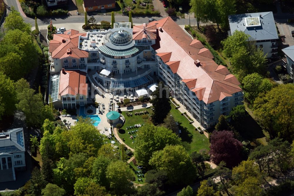 Luftbild Heringsdorf - Gebäudekomplex der Hotelanlage Travel Charme Strandidyll Heringsdorf in Heringsdorf im Bundesland Mecklenburg-Vorpommern, Deutschland