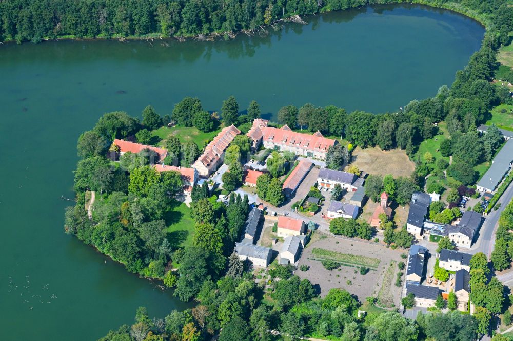 Luftbild Kemnitz - Gebäudekomplex der Hotelanlage Zum Rittmeister in Kemnitz im Bundesland Brandenburg, Deutschland