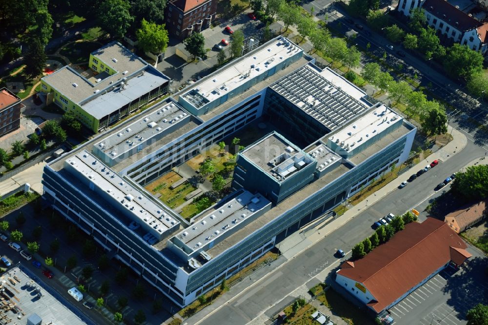 Luftbild Dresden - Gebäudekomplex des Institut Bio Innovations Zentrum Dresden am Tatzberg in Dresden im Bundesland Sachsen, Deutschland