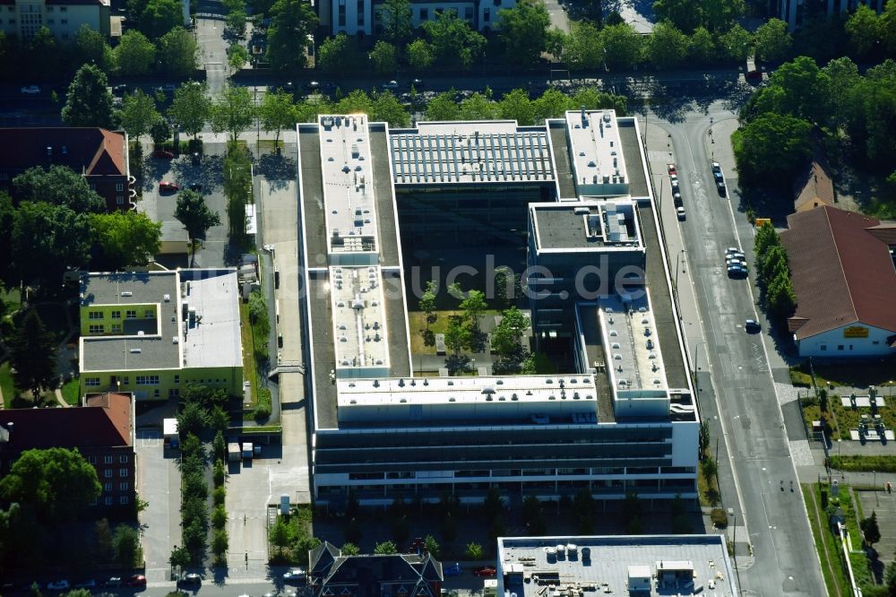 Luftbild Dresden - Gebäudekomplex des Institut Bio Innovations Zentrum Dresden am Tatzberg in Dresden im Bundesland Sachsen, Deutschland