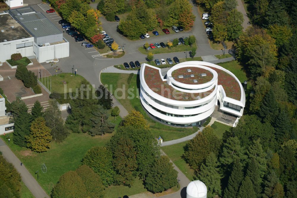 Luftbild Heidelberg - Gebäudekomplex des Institut Haus der Astronomie im Max-Planck-Institut für Astronomie in Heidelberg im Bundesland Baden-Württemberg