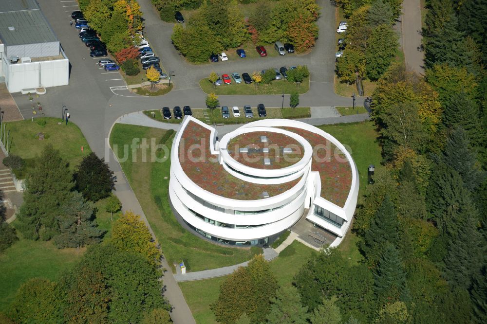 Heidelberg von oben - Gebäudekomplex des Institut Haus der Astronomie im Max-Planck-Institut für Astronomie in Heidelberg im Bundesland Baden-Württemberg