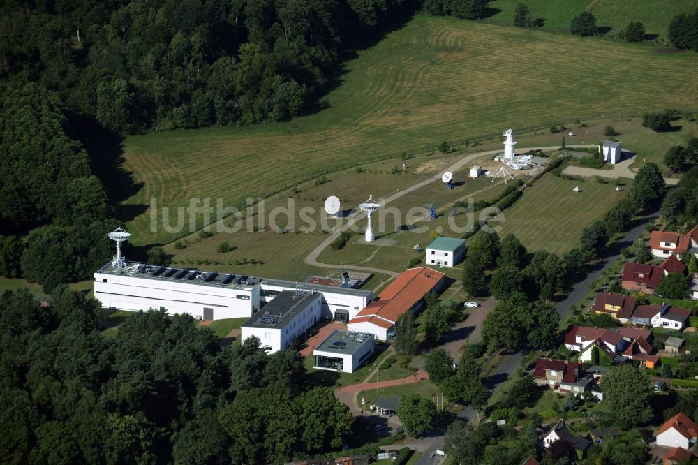 Luftbild Lindenberg - Gebäudekomplex des Instituts Deutsches Zentrum für Luft- und Raumfahrt (DLR) in Lindenberg im Bundesland Mecklenburg-Vorpommern