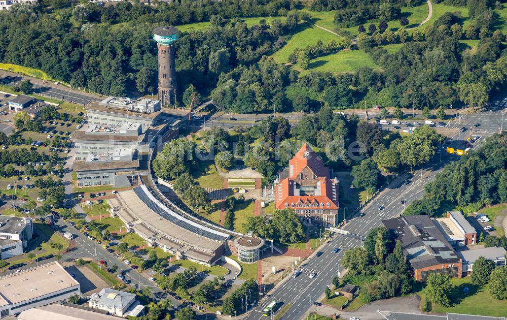 Luftbild Oberhausen - Gebäudekomplex des Instituts des TZU Technologiezentrum Umweltschutz Management GmbH an der Mülheimer Straße in Oberhausen im Bundesland Nordrhein-Westfalen