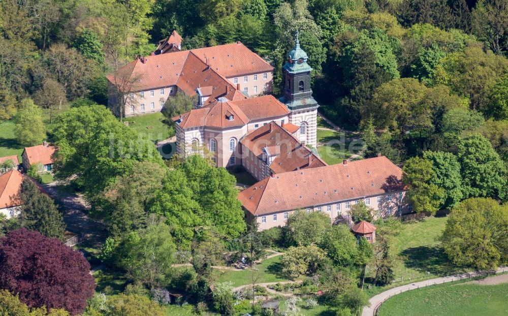 Luftbild Bad Bevensen - Gebäudekomplex des Klosters in Bad Bevensen im Bundesland Niedersachsen, Deutschland