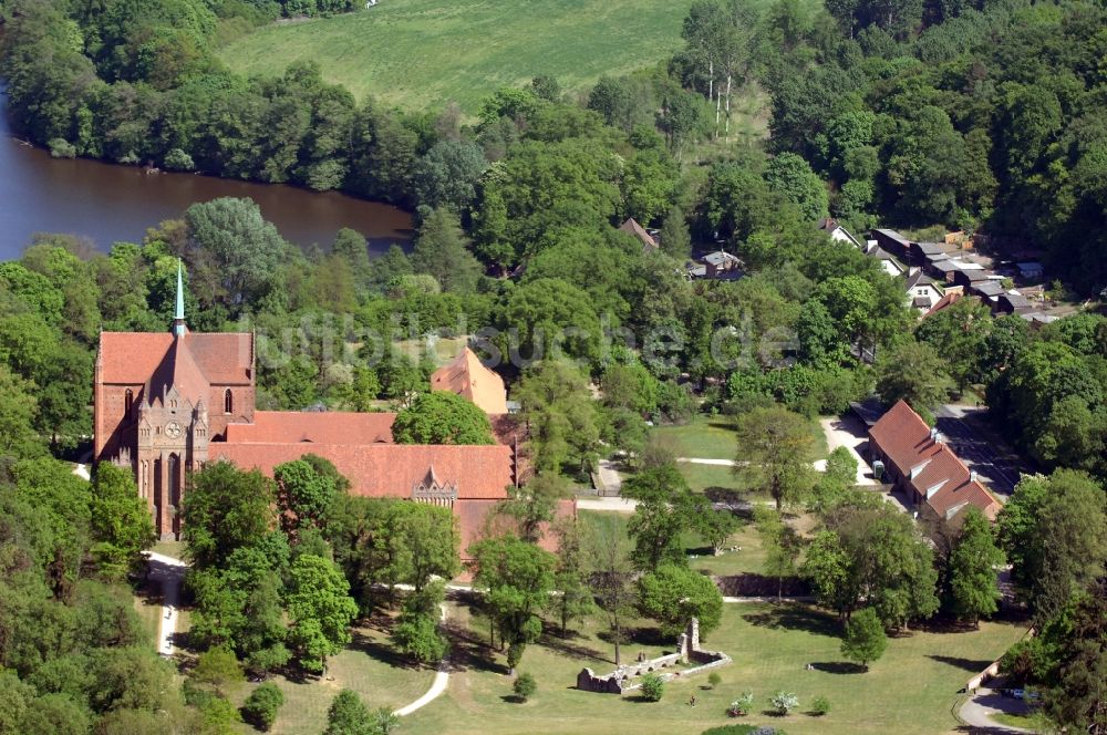 Luftbild Chorin - Gebäudekomplex des Klosters in Chorin im Bundesland Brandenburg