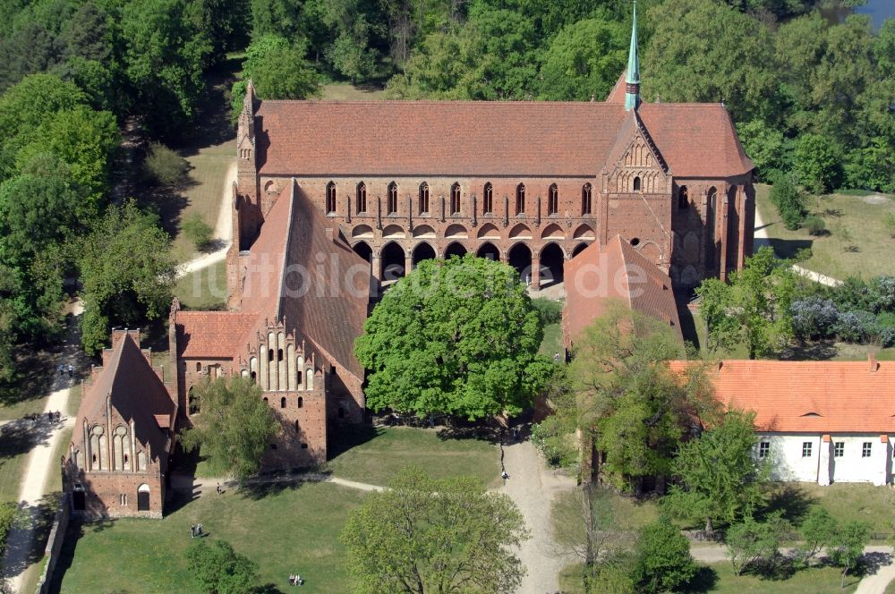 Luftbild Chorin - Gebäudekomplex des Klosters in Chorin im Bundesland Brandenburg