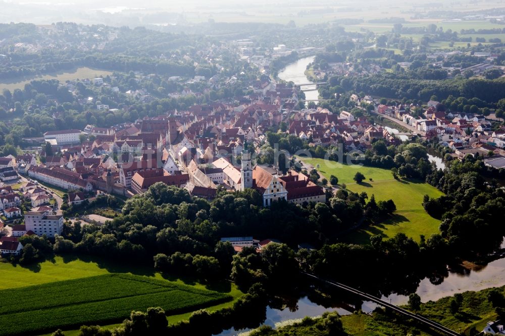 Luftbild Donauwörth - Gebäudekomplex des Klosters in Donauwörth im Bundesland Bayern, Deutschland