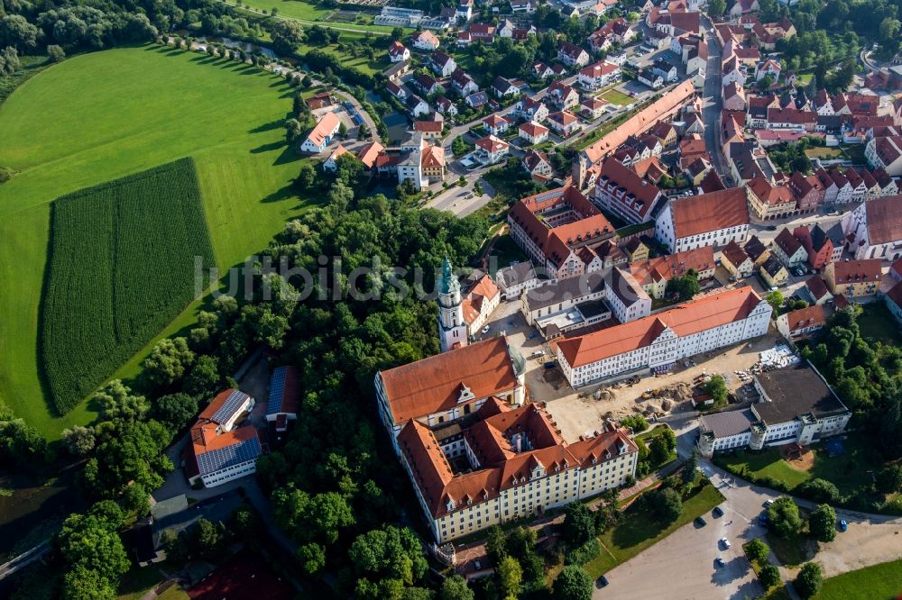 Luftaufnahme Donauwörth - Gebäudekomplex des Klosters in Donauwörth im Bundesland Bayern, Deutschland