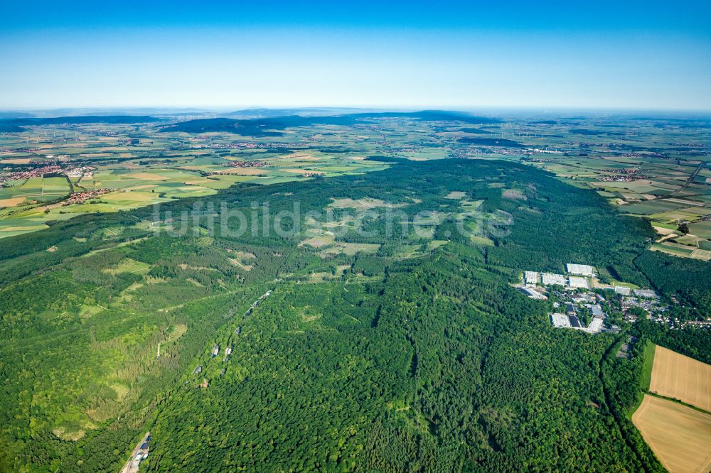 Hildesheim aus der Vogelperspektive: Gebäudekomplex des Klosters in Hildesheim im Bundesland Niedersachsen, Deutschland