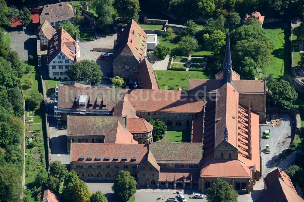 Luftaufnahme Maulbronn - Gebäudekomplex des Klosters in Maulbronn im Bundesland Baden-Württemberg