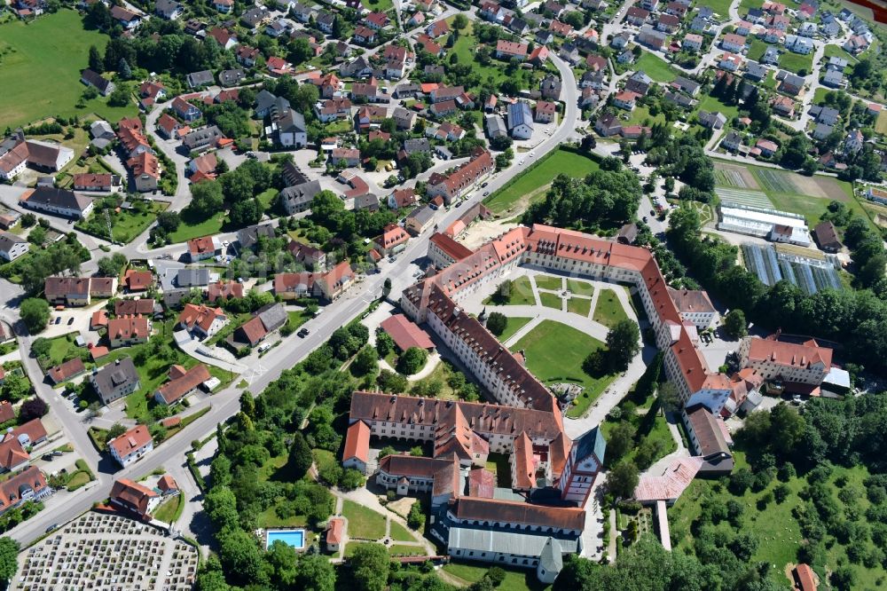 Luftbild Scheyern - Gebäudekomplex des Klosters in Scheyern im Bundesland Bayern, Deutschland