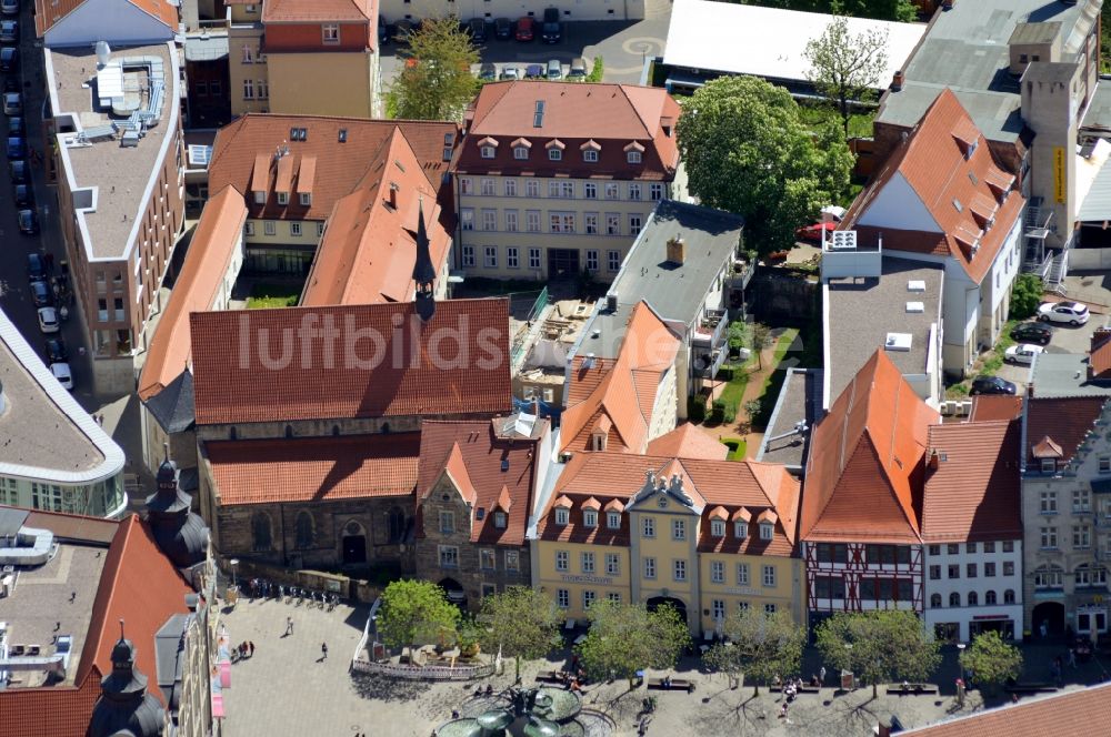 Luftbild Erfurt - Gebäudekomplex des Klosters Ursulinenkloster Erfurt im Bundesland Thüringen