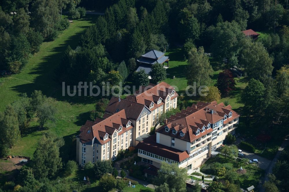 Wald-Michelbach aus der Vogelperspektive: Gebäudekomplex des Klosters in Wald-Michelbach im Bundesland Hessen