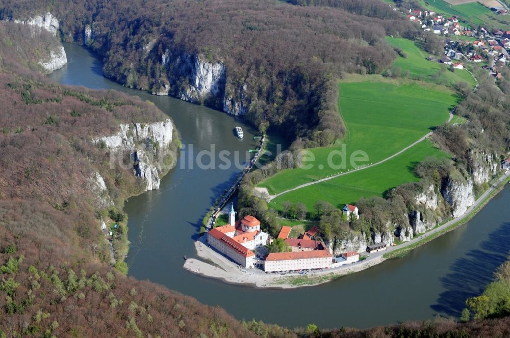 Luftbild Weltenburg - Gebäudekomplex des Klosters in Weltenburg im Bundesland Bayern, Deutschland