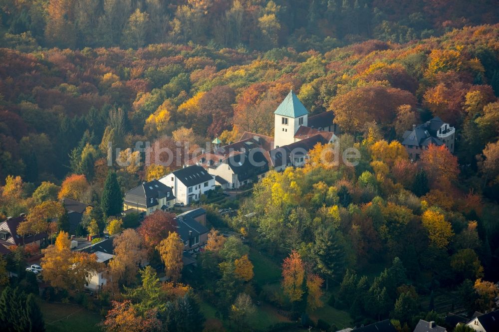 Witten aus der Vogelperspektive: Gebäudekomplex des Klosters in Witten im Bundesland Nordrhein-Westfalen