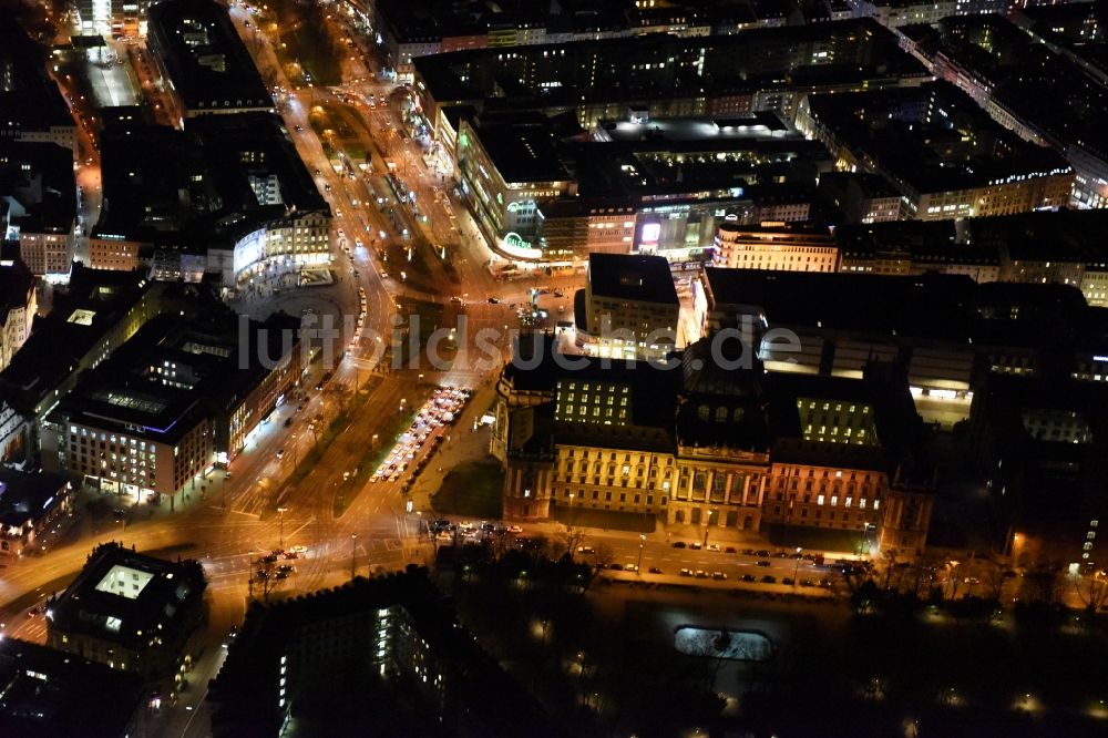 Luftaufnahme München - Gebäudekomplex des Landgericht München an der Prielmayerstraße - Gericht in in München im Bundesland Bayern