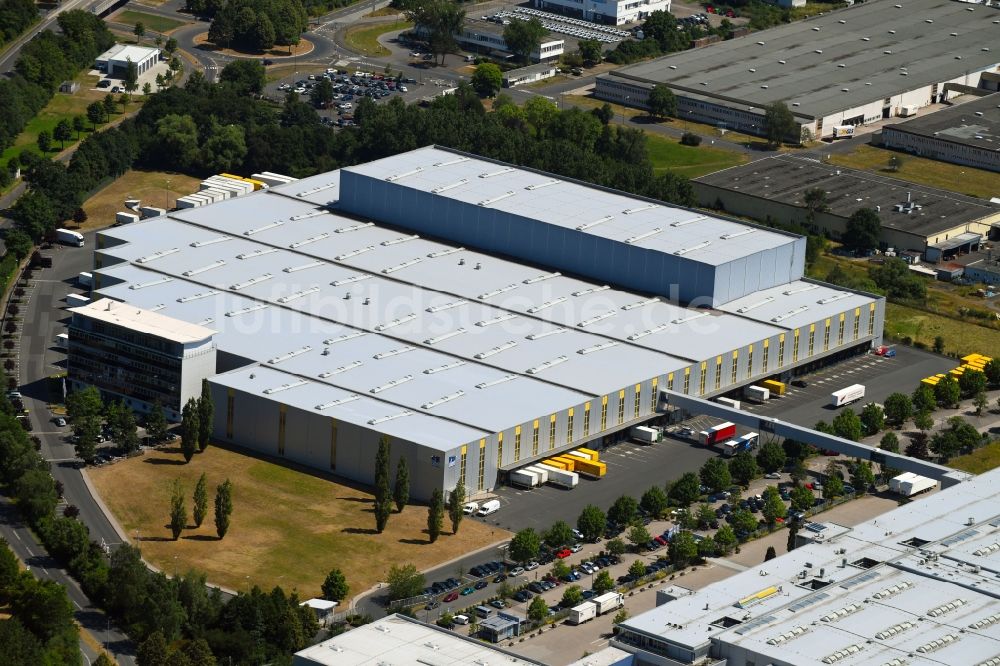 Luftbild Bad Hersfeld - Gebäudekomplex und Logistikzentrum auf dem Gelände der Libri GmbH in Bad Hersfeld im Bundesland Hessen, Deutschland