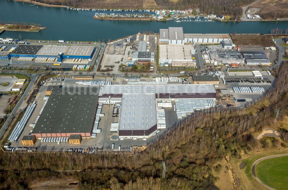 Luftbild Herne - Gebäudekomplex und Logistikzentrum auf dem Gelände der United Parcel Service Deutschland Inc. & Co. OHG an der Straße Friedrich der Große in Herne im Bundesland Nordrhein-Westfalen