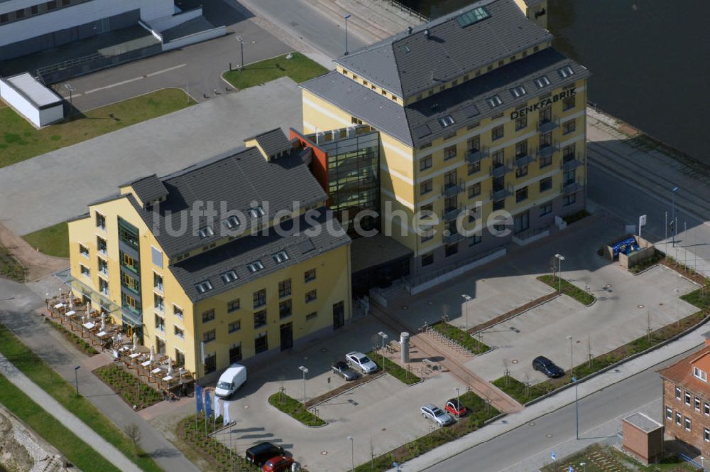 MAGDEBURG aus der Vogelperspektive: Gebäudekomplex der Magdeburger Denkfabrik