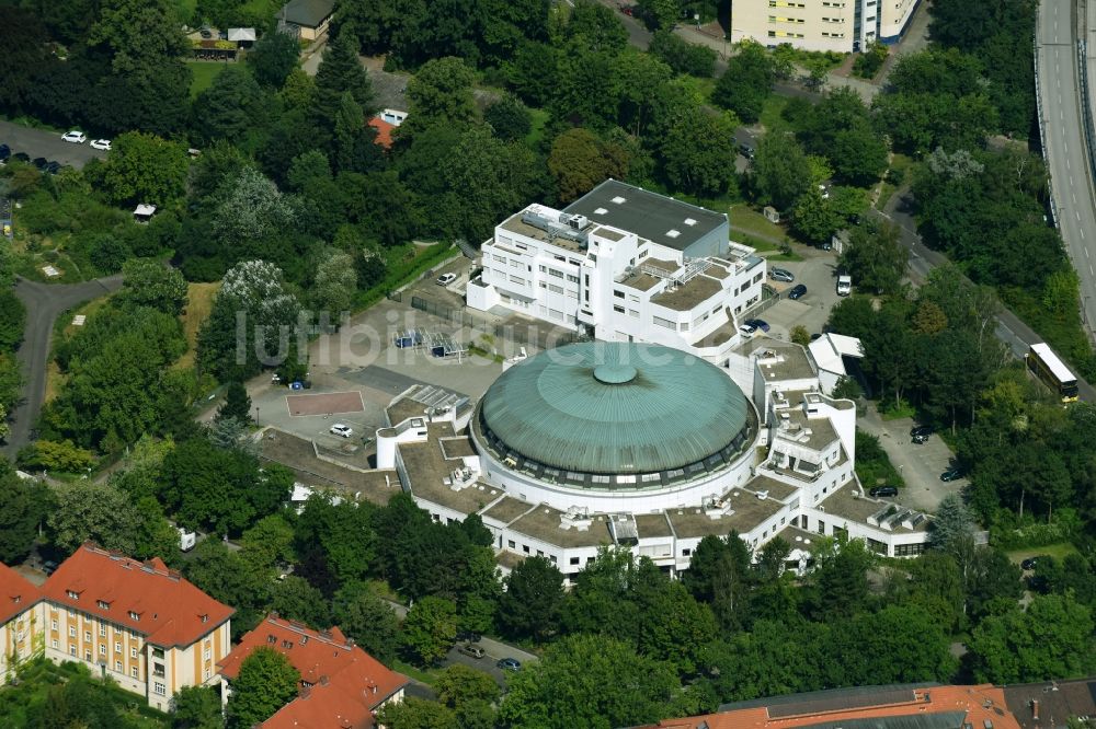 Luftbild Berlin - Gebäudekomplex des Max-Planck-Institutes für Bildungsforschung an der Lentzeallee in Berlin