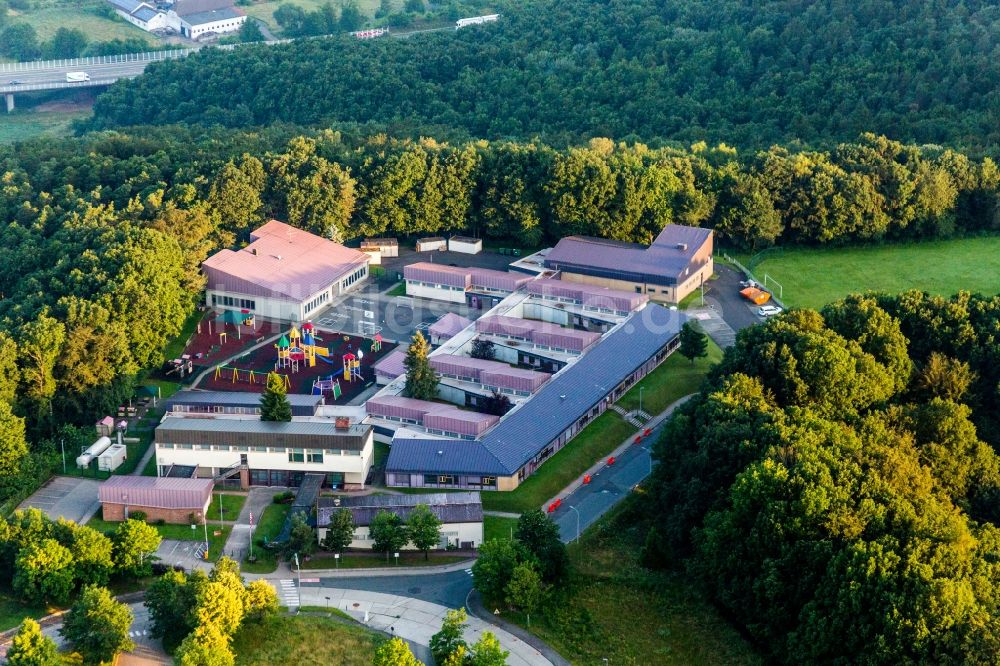 Luftbild Sembach - Gebäudekomplex der US- Militär- Kaserne Sembach Headquarters und AFN Europe in Sembach im Bundesland Rheinland-Pfalz, Deutschland