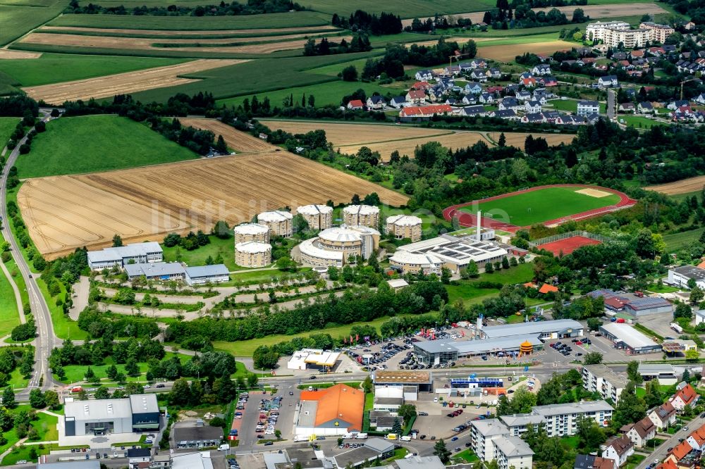 Luftaufnahme Villingen-Schwenningen - Gebäudekomplex der Polizei Pro Hochschule in Villingen-Schwenningen im Bundesland Baden-Württemberg, Deutschland