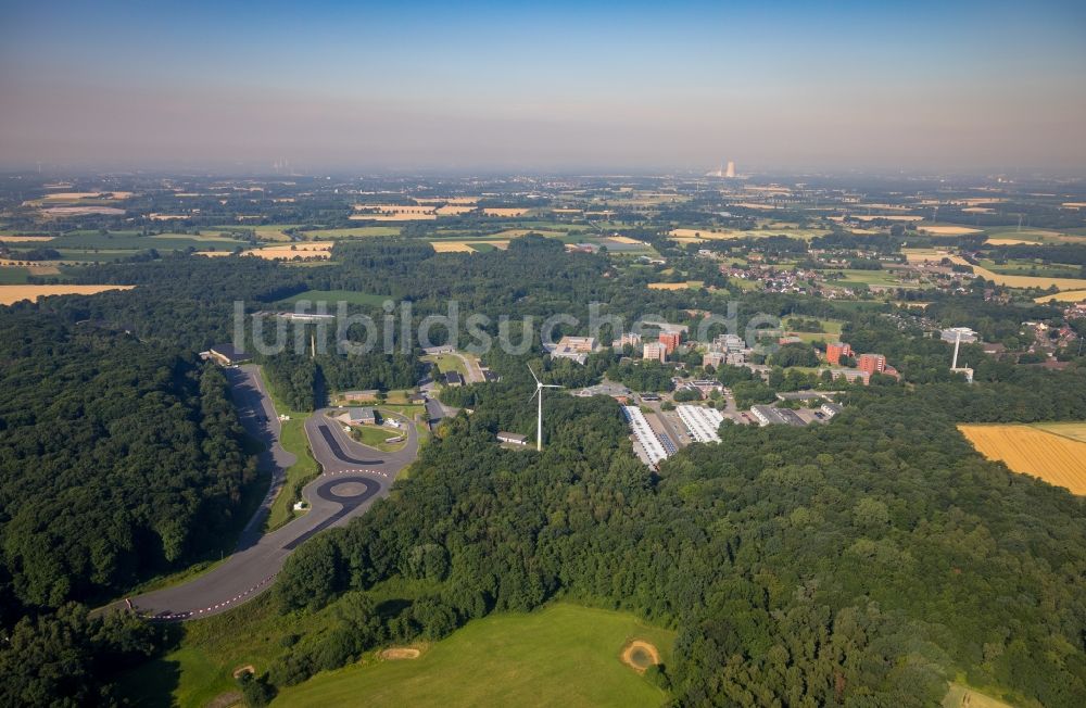 Luftbild Selm - Gebäudekomplex der Polizeischule LAFP NRW in Selm im Bundesland Nordrhein-Westfalen