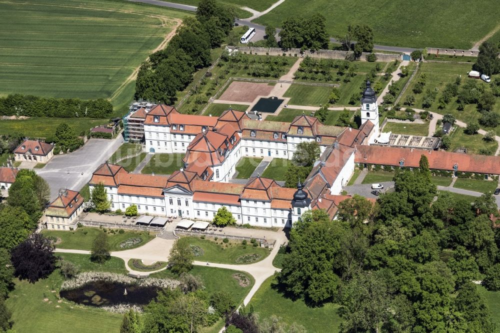 Luftbild Eichenzell - Gebäudekomplex im Schloßpark von Schloß Fasanerie in Eichenzell im Bundesland Hessen, Deutschland