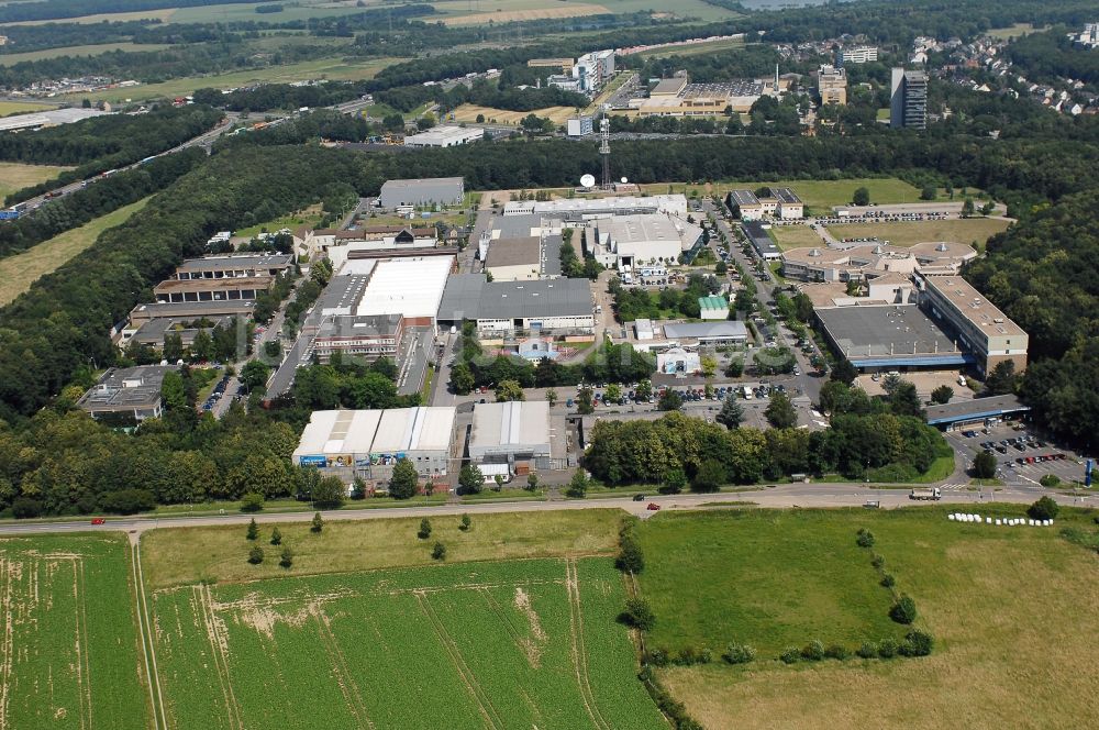 Luftbild Köln - Gebäudekomplex des Senders WDR Produktionsgelände am Freimersdorfer Weg im Ortsteil Bocklemünd in Köln im Bundesland Nordrhein-Westfalen, Deutschland