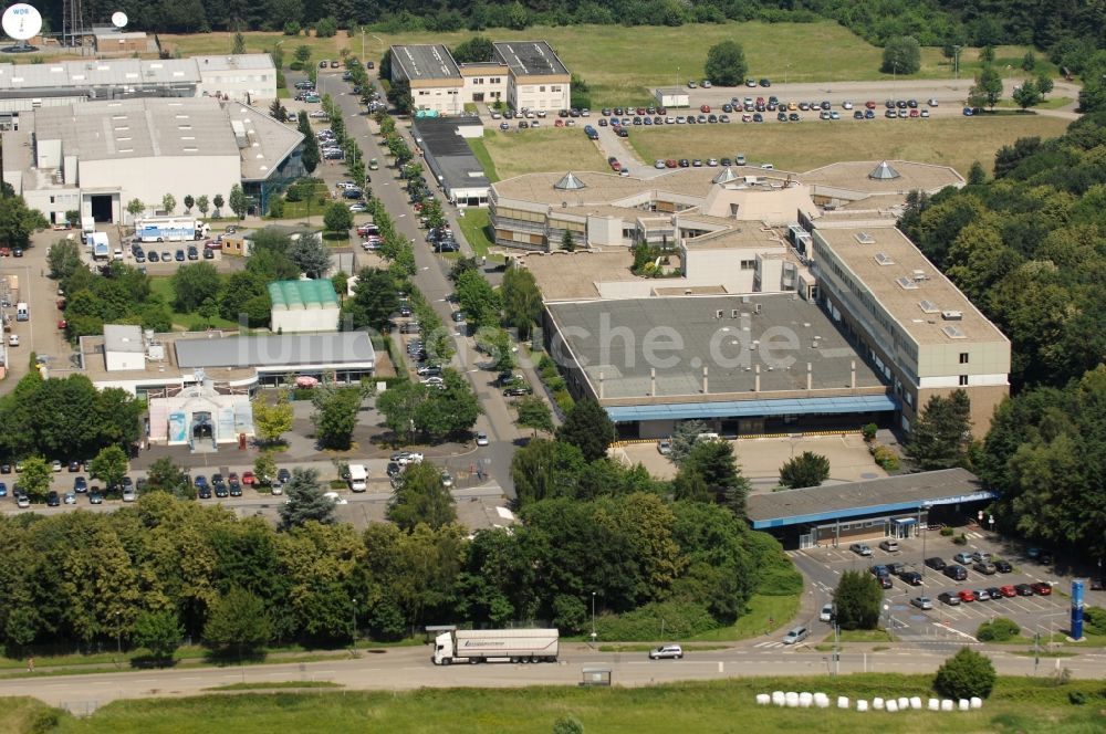 Luftbild Köln - Gebäudekomplex des Senders WDR Produktionsgelände am Freimersdorfer Weg im Ortsteil Bocklemünd in Köln im Bundesland Nordrhein-Westfalen, Deutschland